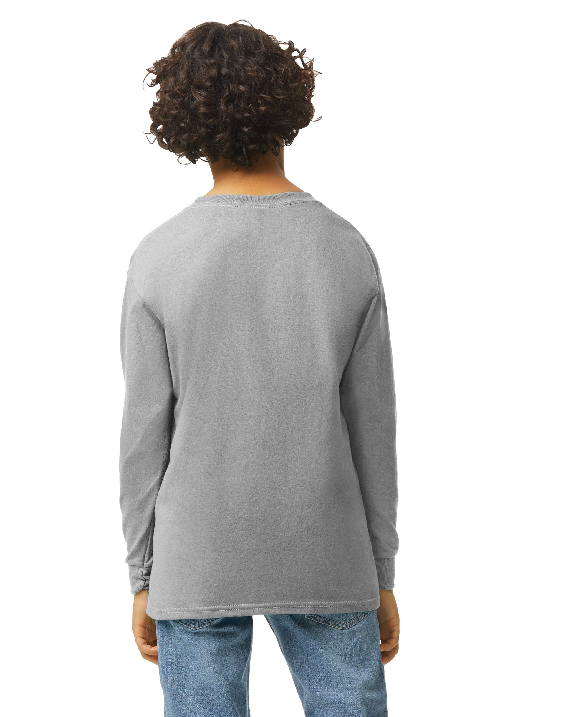 Youth Large Sport Gray Gildan 5400B 