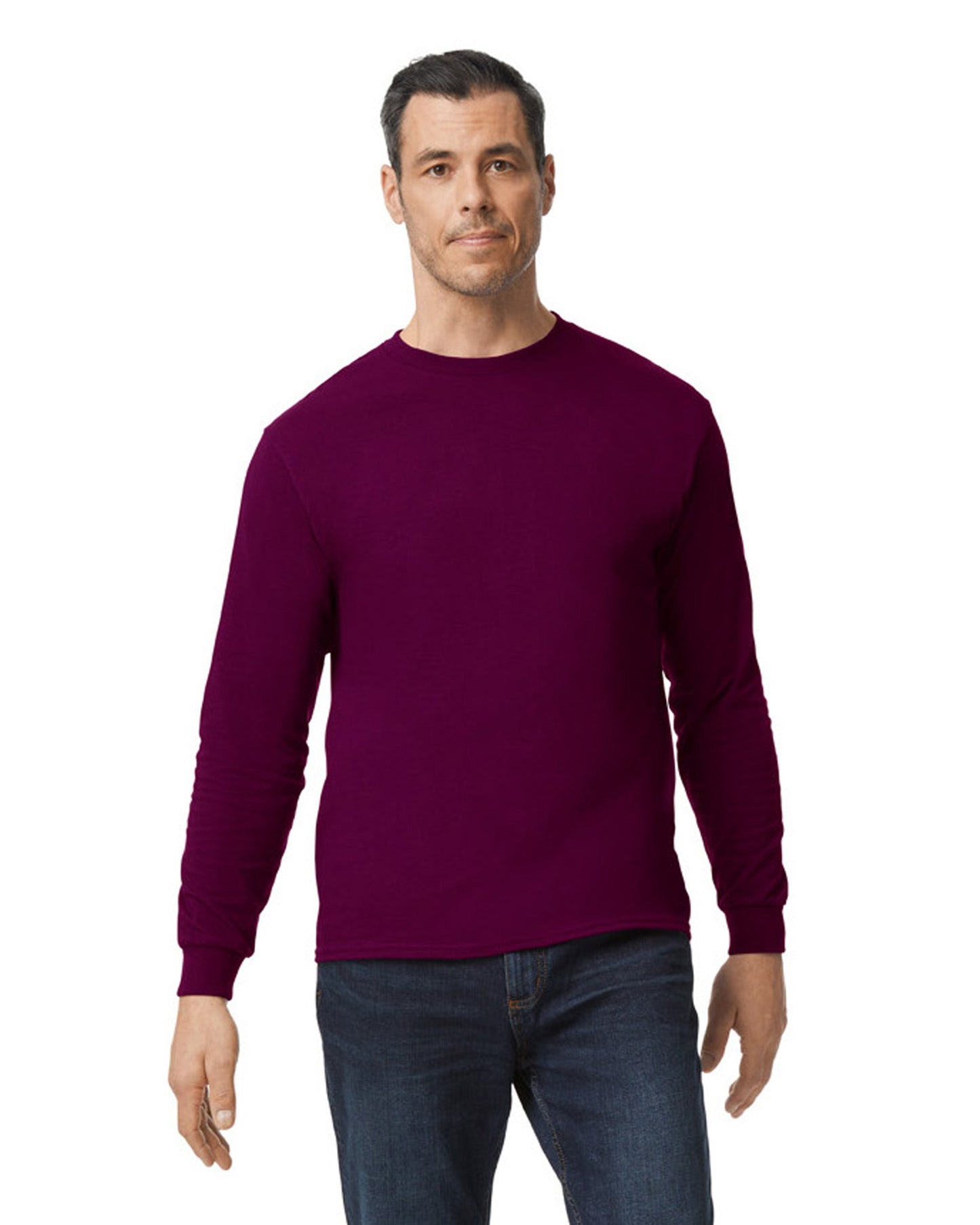 Medium Maroon Gildan 5400 