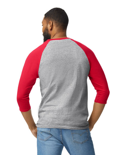 X-Large Sport Grey Trim Red Gildan 5700 