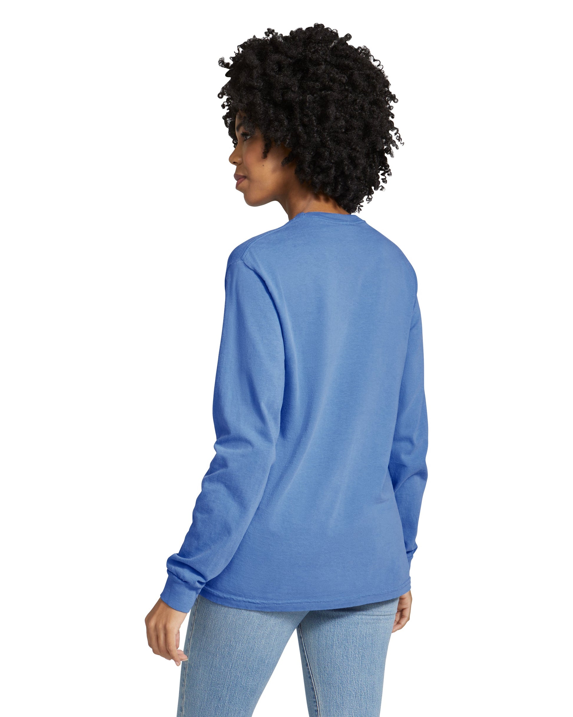Large Flo Blue Comfort Colors 6014 