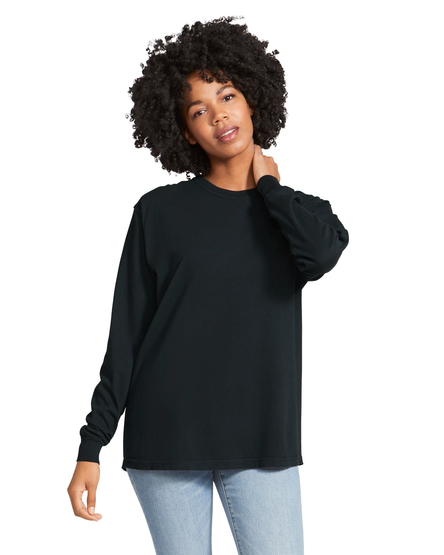 Medium Black Comfort Colors 6014 