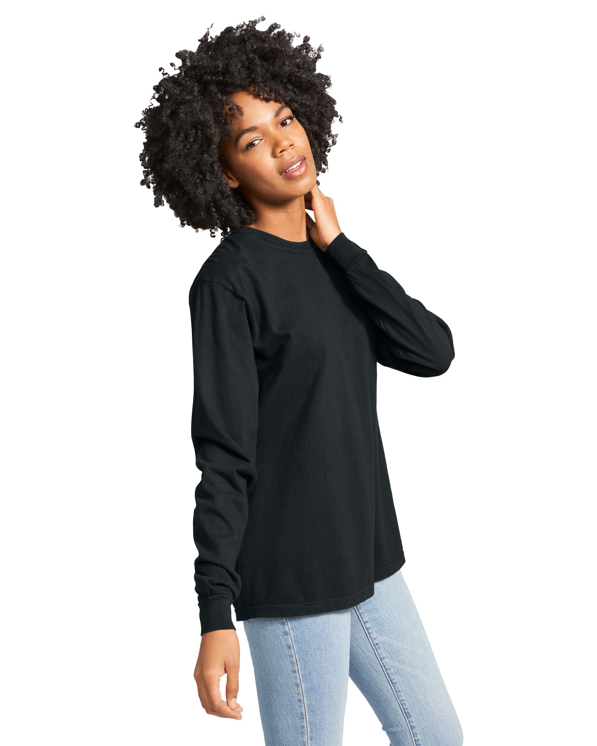 Medium Black Comfort Colors 6014 