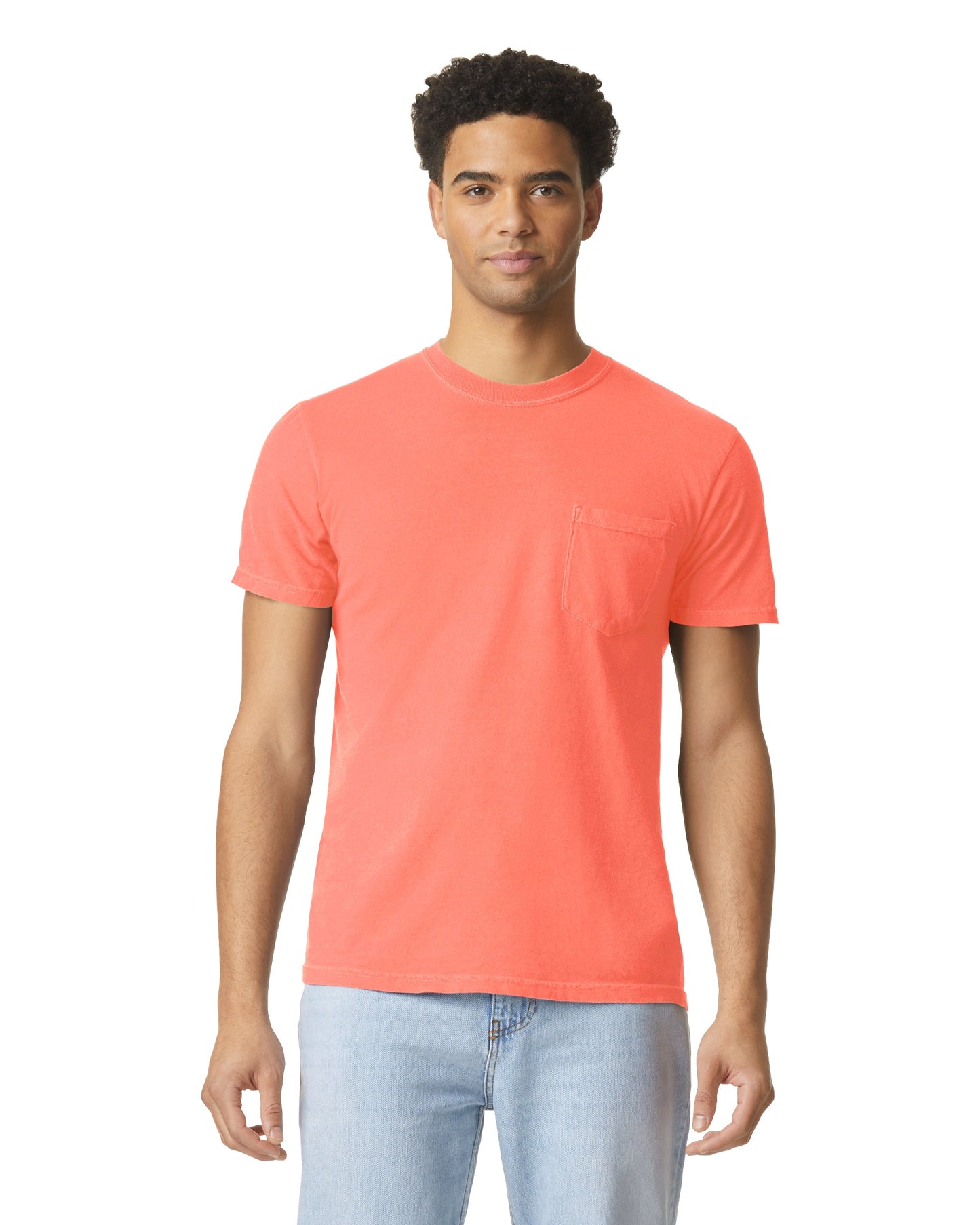 X-Large Neon Red Orange Comfort Colors 6030 