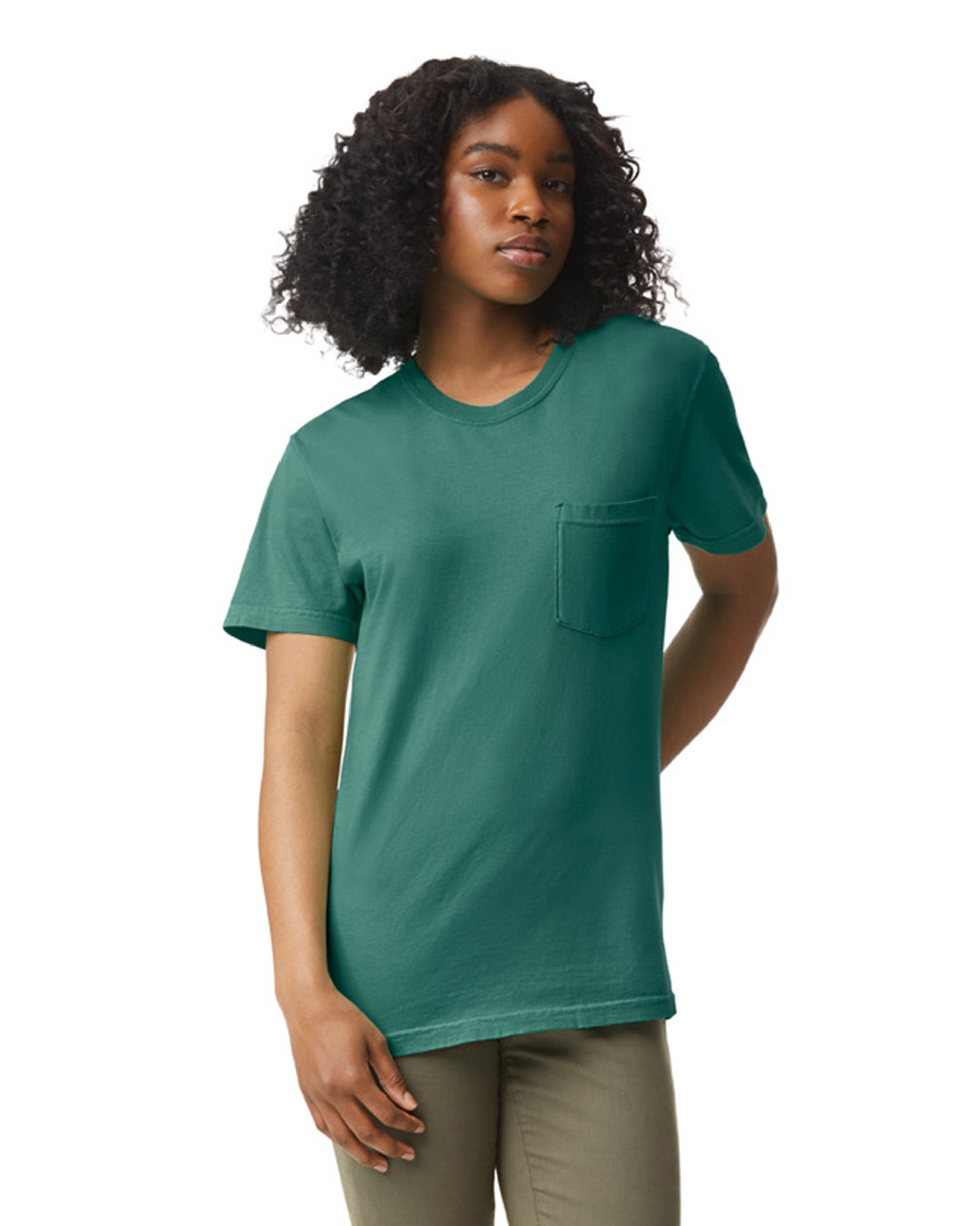 Large Island Green Comfort Colors 6030 