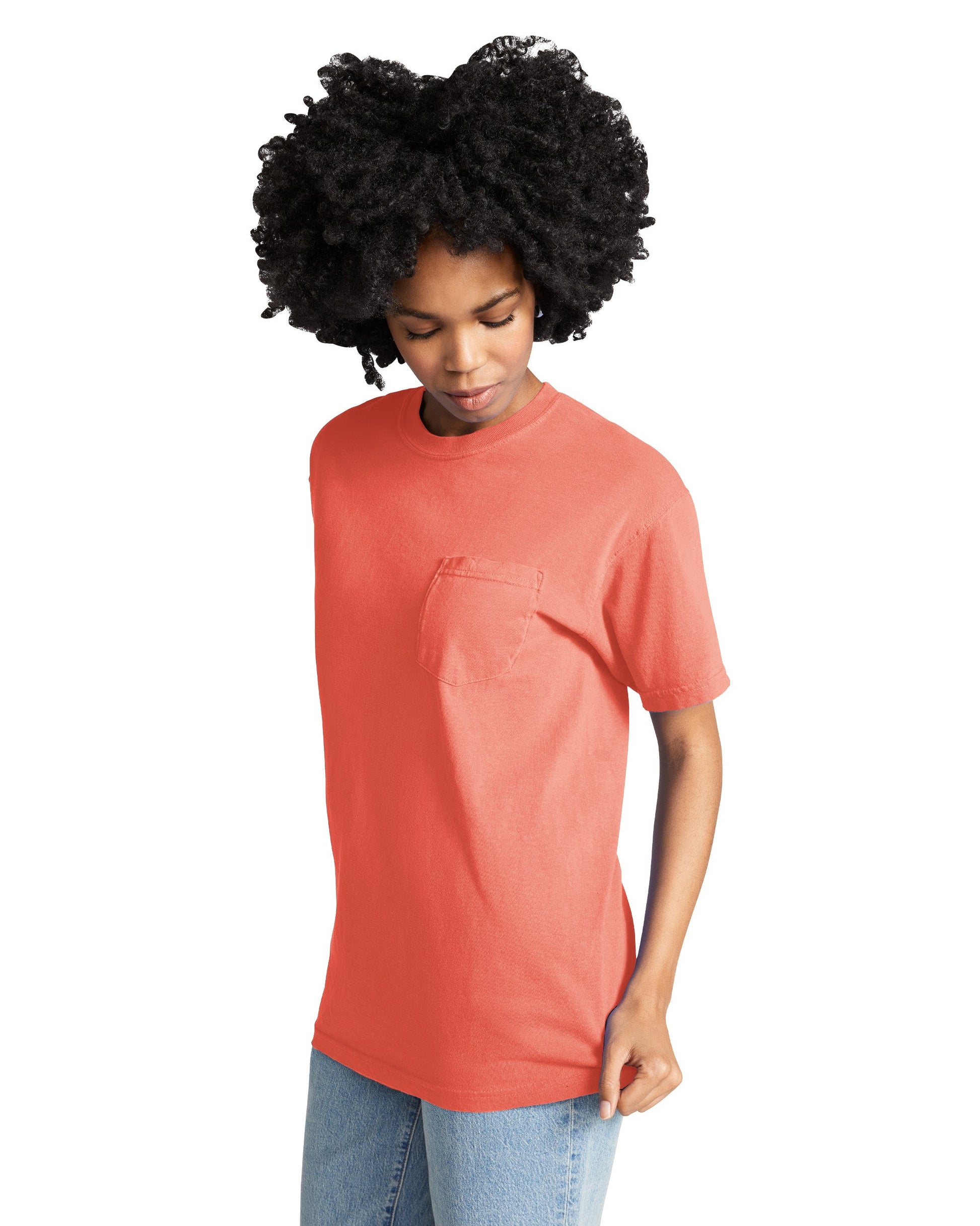 X-Large Bright Salmon Comfort Colors 6030 
