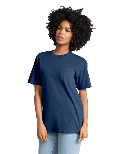 Large True Navy Comfort Colors 6030 