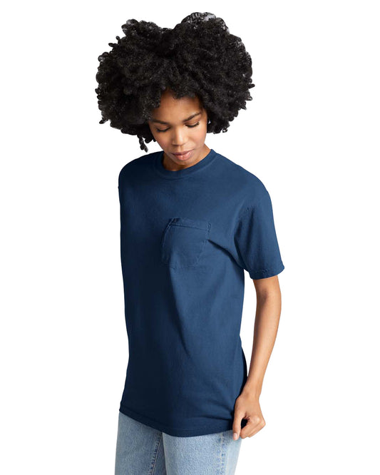 Large True Navy Comfort Colors 6030 