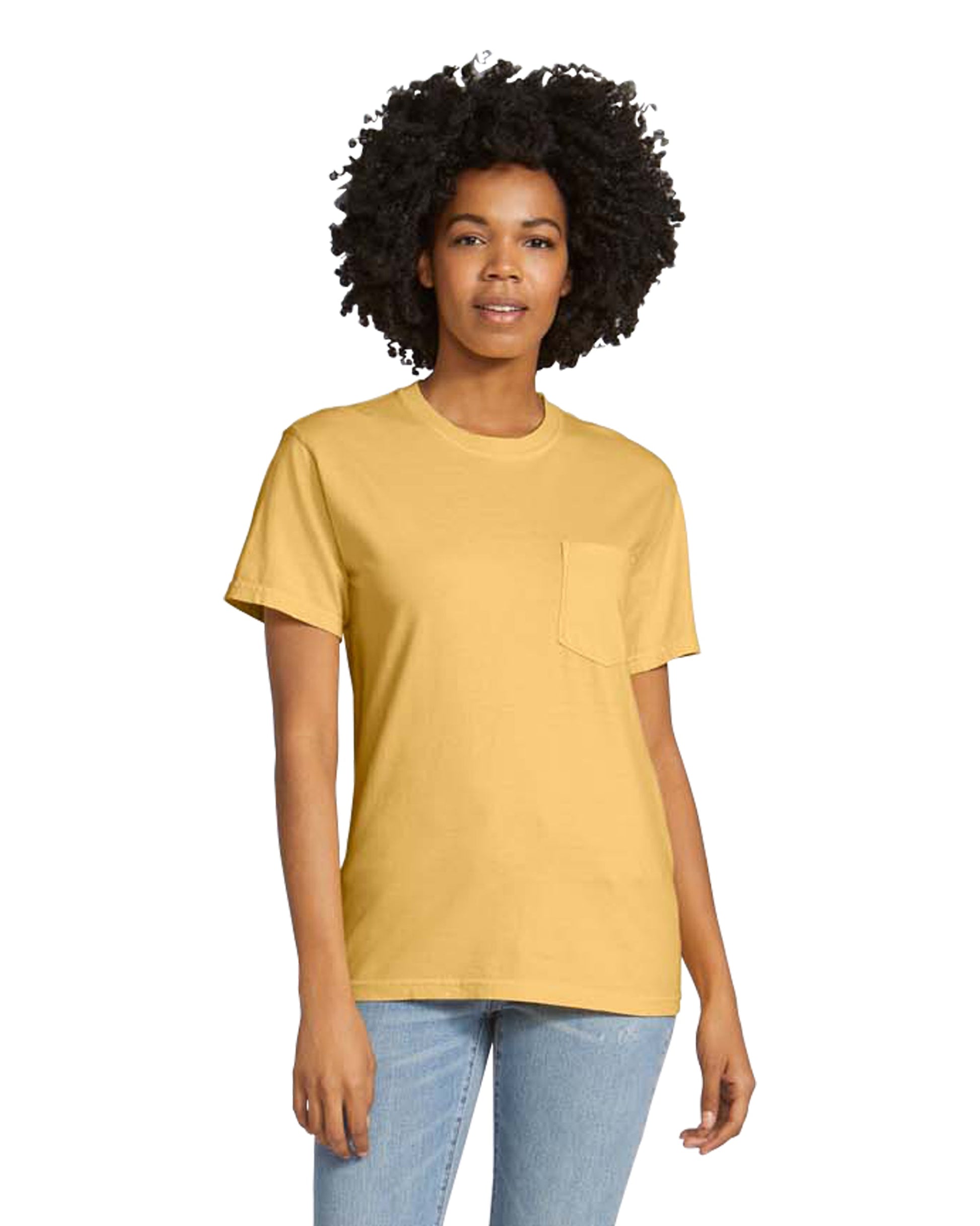 Large Mustard Comfort Colors 6030 