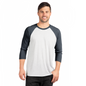 3X-Large Indigo/heather White Next Level 6051 