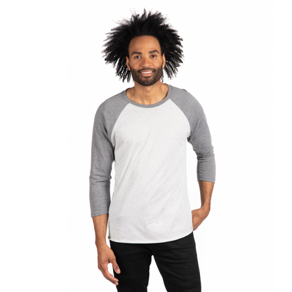 3X-Large Premium Heather/Heather White Next Level 6051 