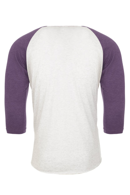 3X-Large Purple Rush/heather White Next Level 6051 
