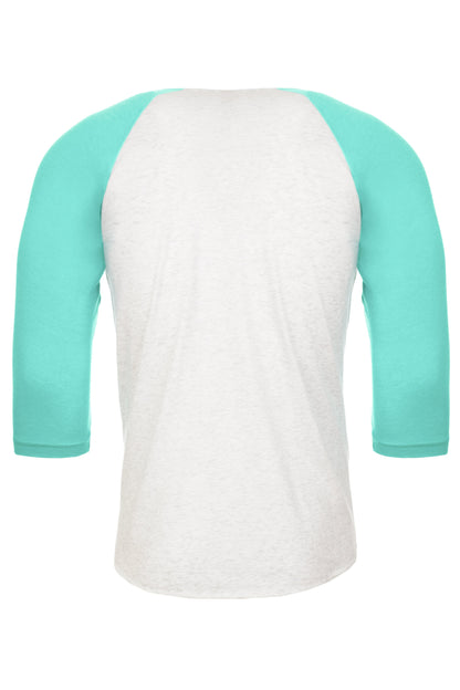 3X-Large Tahiti Blue/heather White Next Level 6051 