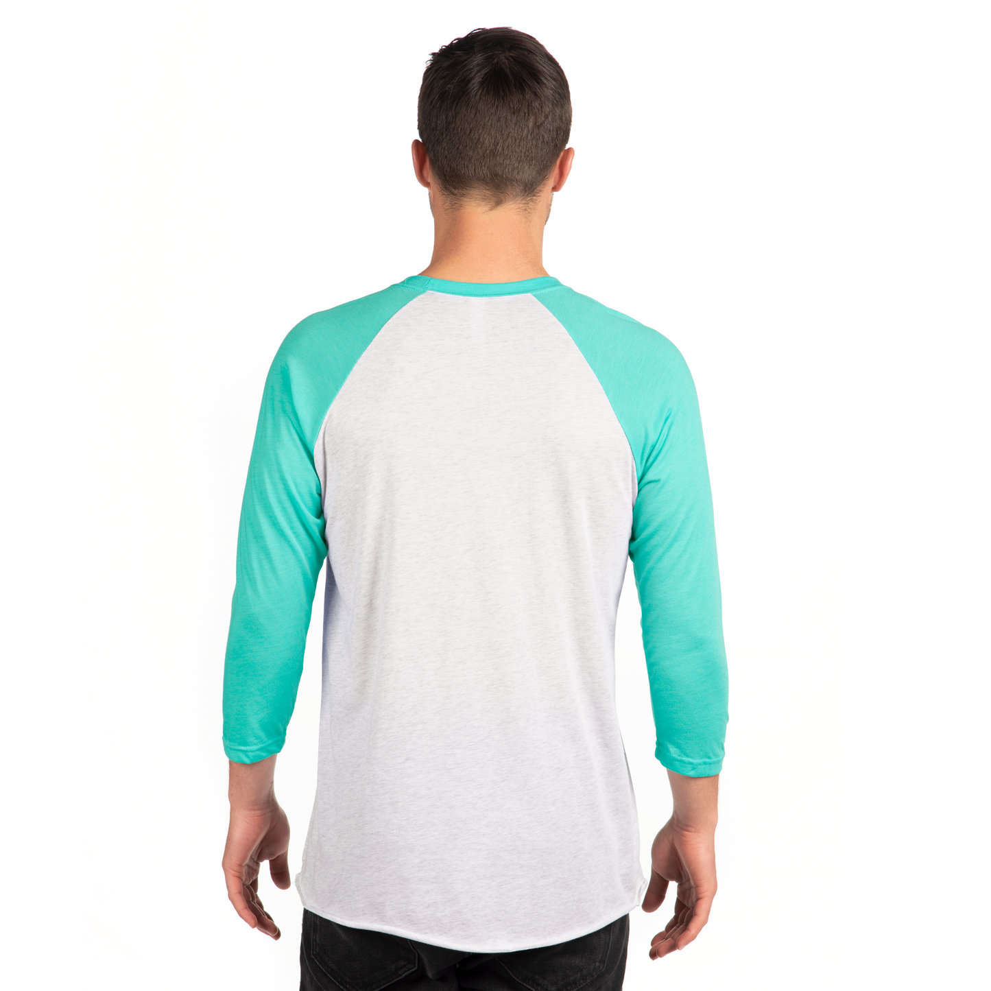 3X-Large Tahiti Blue/heather White Next Level 6051 