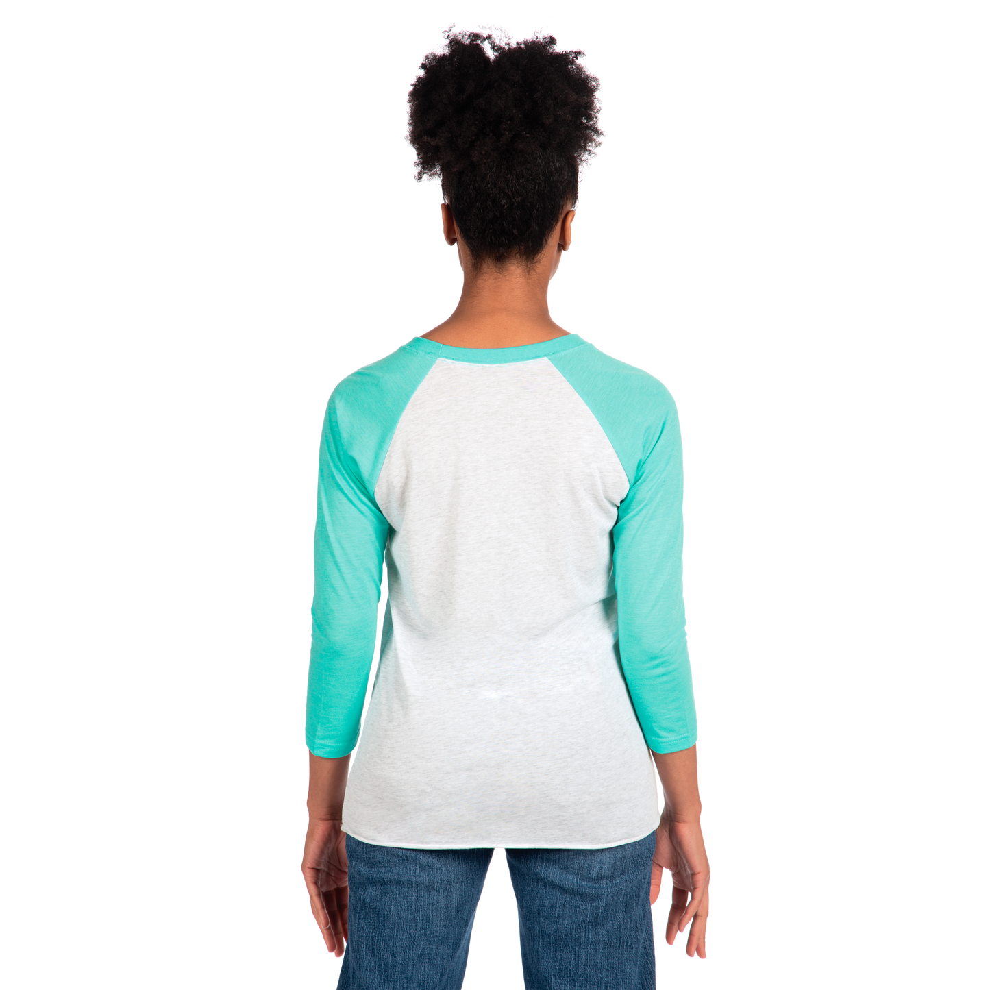 3X-Large Tahiti Blue/heather White Next Level 6051 