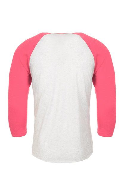 3X-Large Vintage Pink/Heather White Next Level 6051 