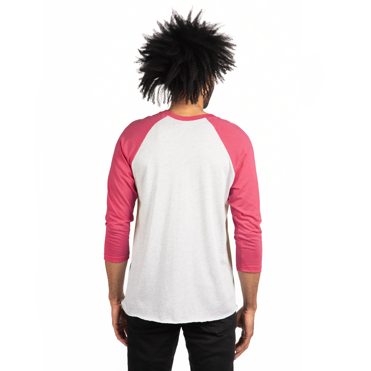 3X-Large Vintage Pink/Heather White Next Level 6051 