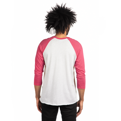 3X-Large Vintage Pink/Heather White Next Level 6051 