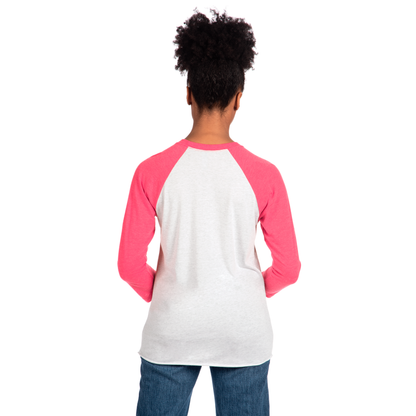 3X-Large Vintage Pink/Heather White Next Level 6051 