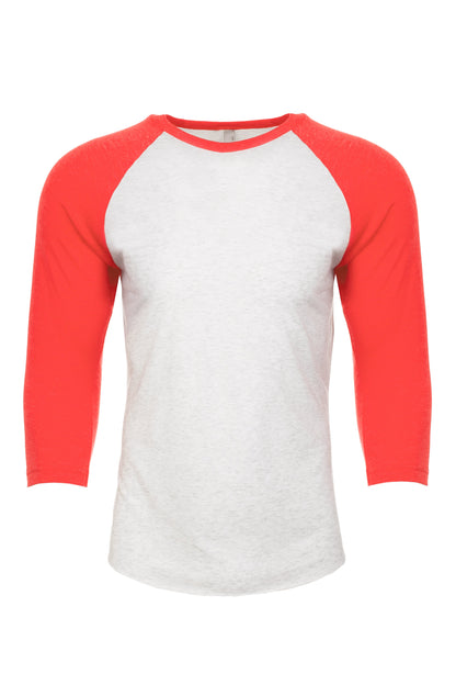 3X-Large Vintage Red/Heather White Next Level 6051 