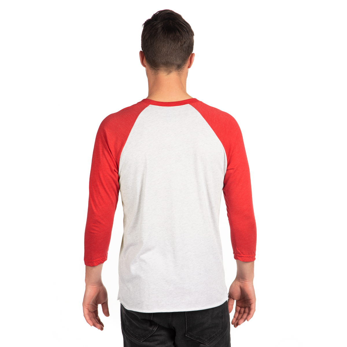 3X-Large Vintage Red/Heather White Next Level 6051 