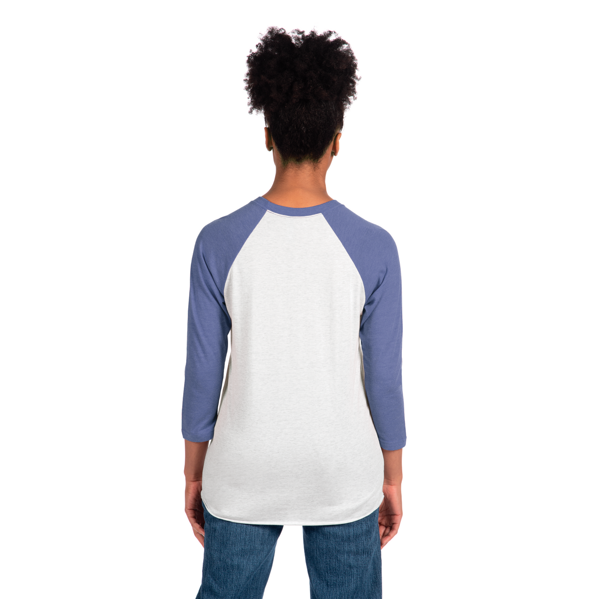 3X-Large Vintage Royal/Heather White Next Level 6051 