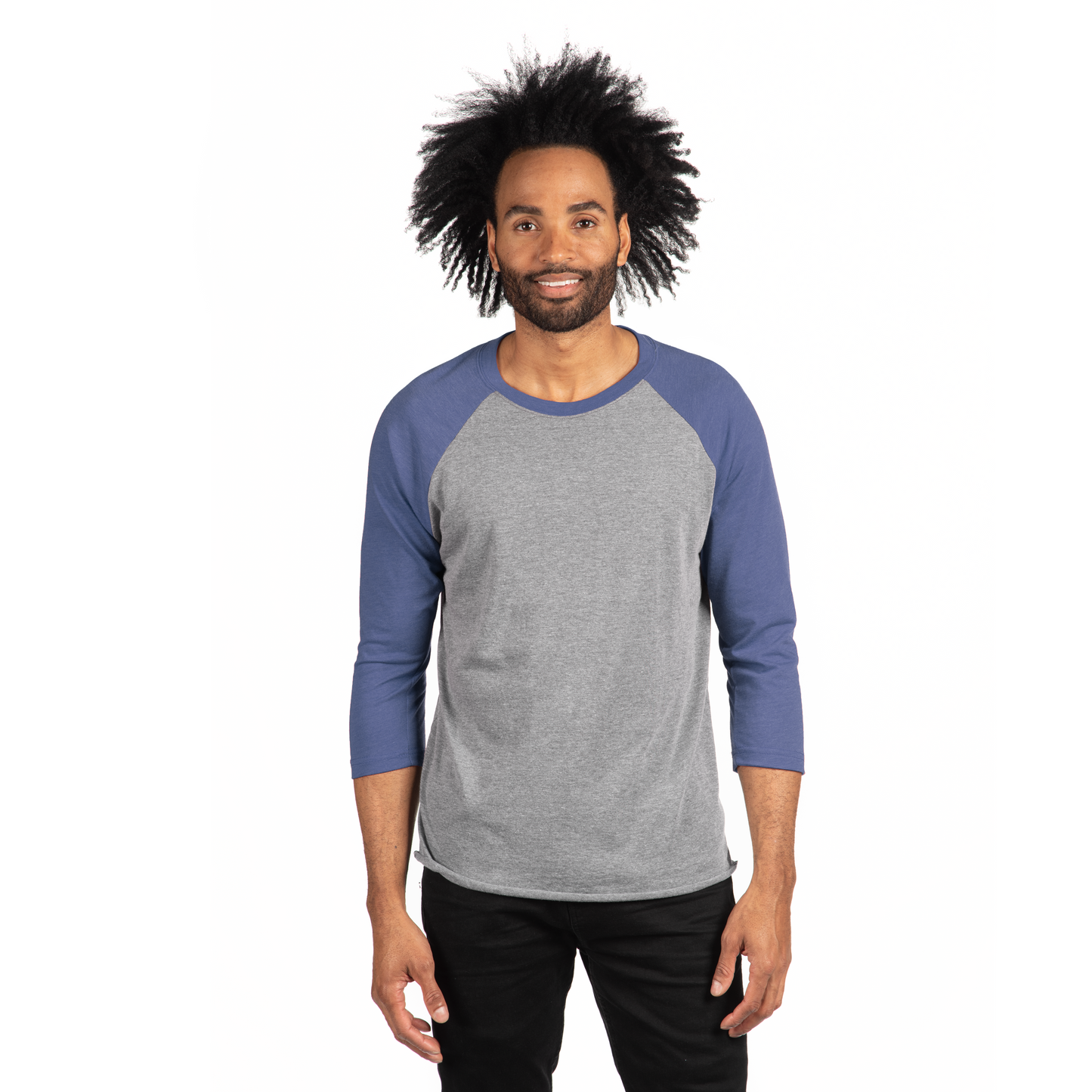 3X-Large Vintage Royal/Premium Heather Next Level 6051 