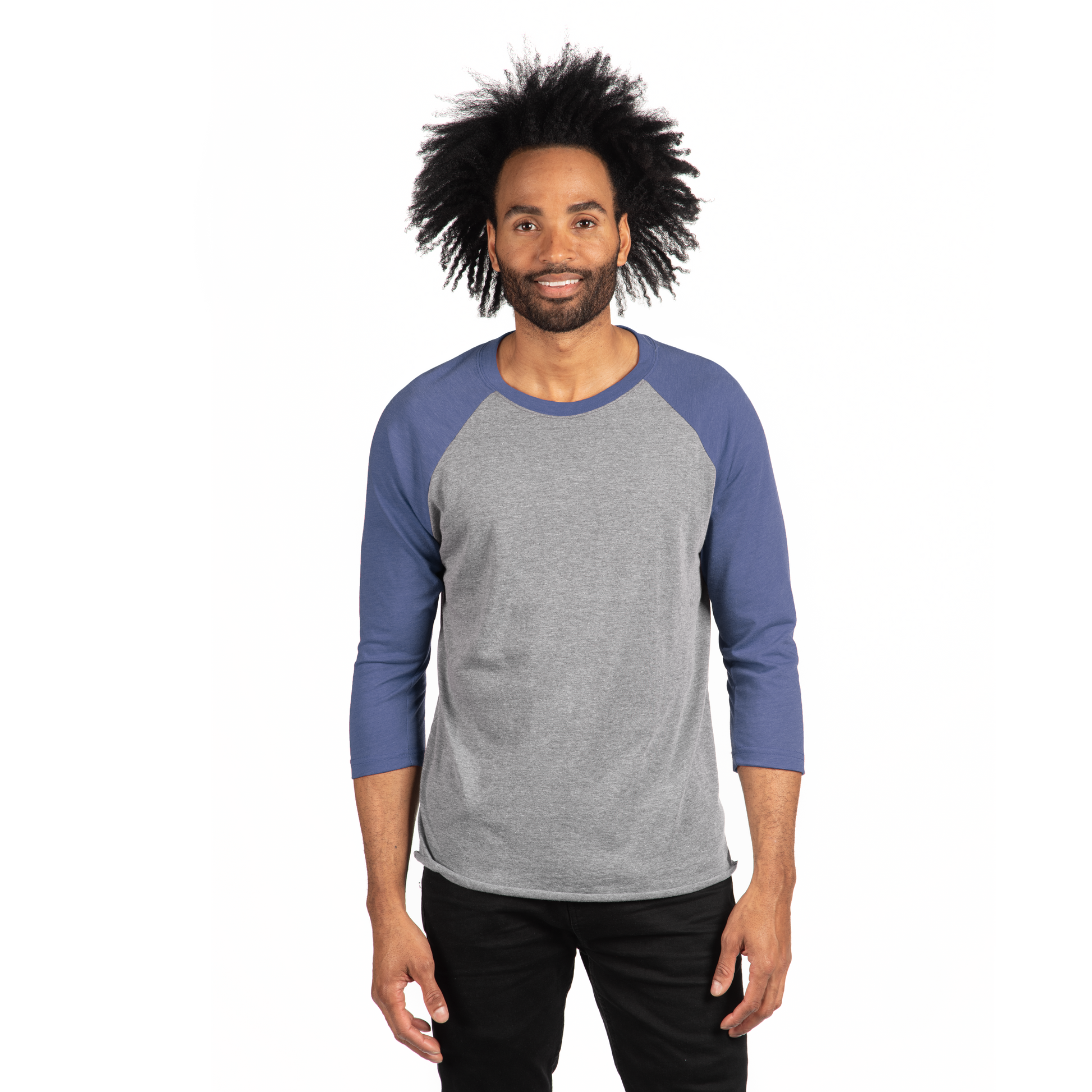 3X-Large Vintage Royal/Premium Heather Next Level 6051 