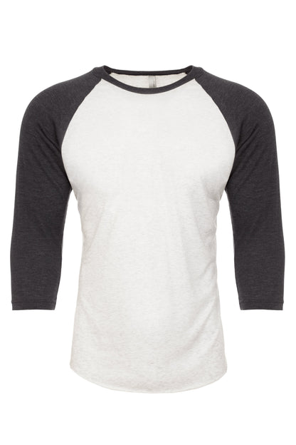 3X-Large Vintage Black/Heather White Next Level 6051 