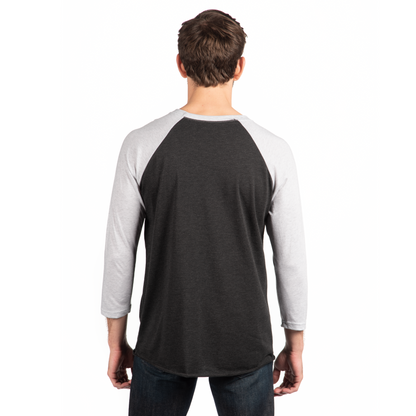 3X-Large Vintage Black/Heather White Next Level 6051 