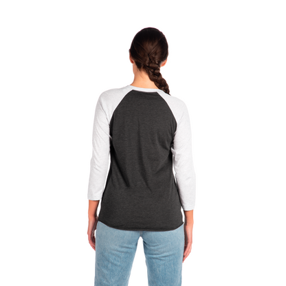 3X-Large Vintage Black/Heather White Next Level 6051 