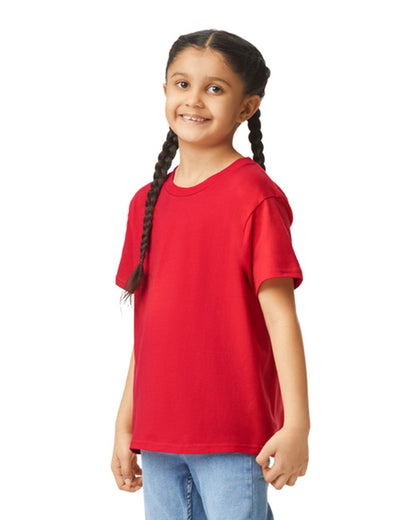 Youth Medium Red Gildan 64000B 