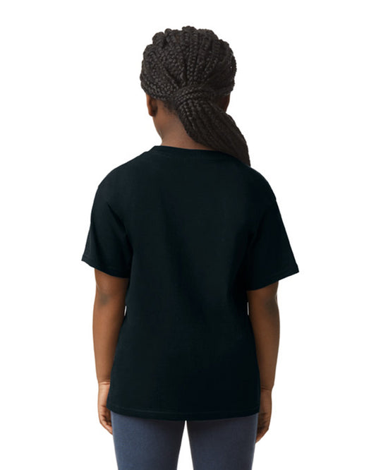 Youth Medium Black Gildan 64000B 