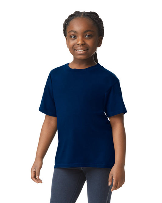 Youth Medium Navy Gildan 64000B 