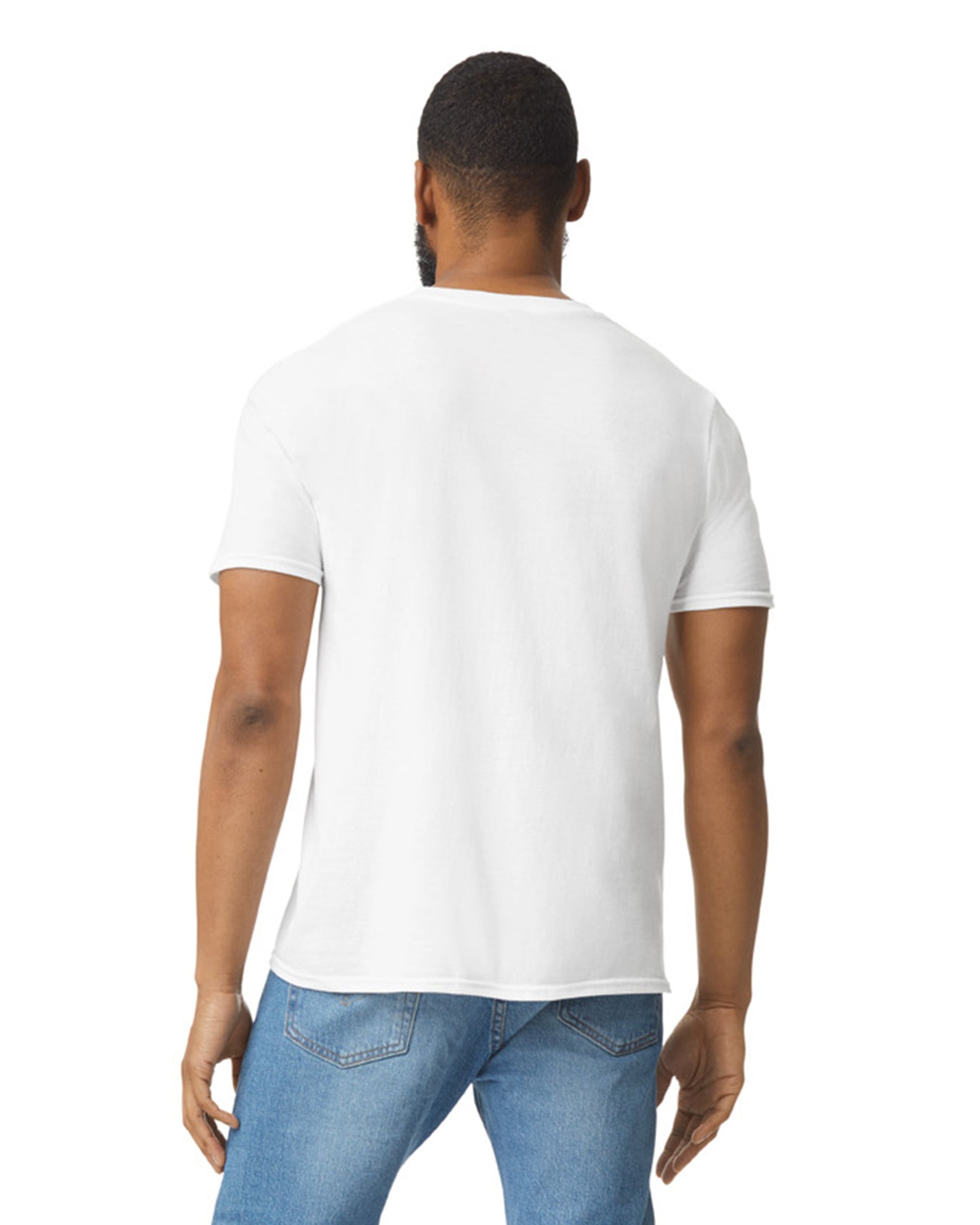 X-Large White Gildan 64000 