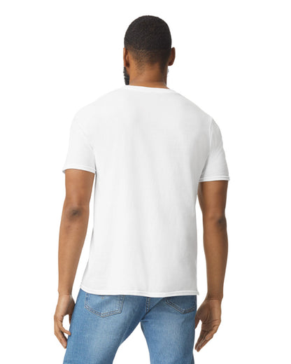 X-Large White Gildan 64000 