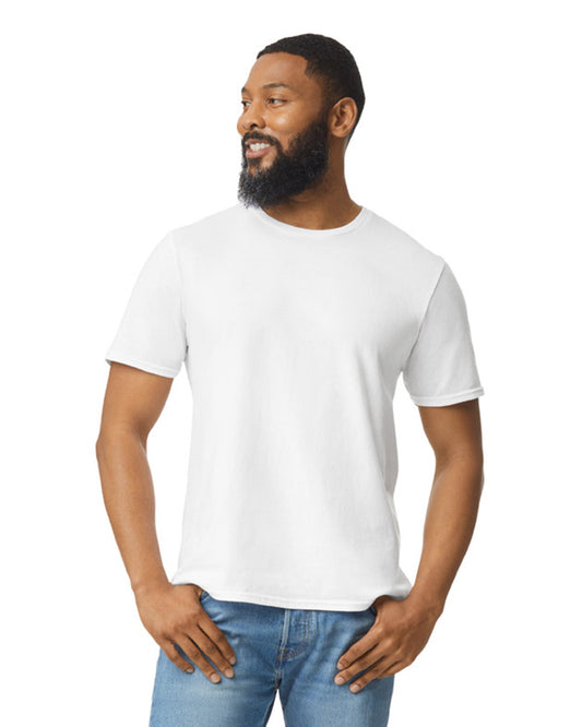 X-Large White Gildan 64000 