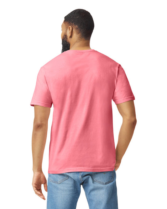 Medium Coral Silk Gildan 64000 