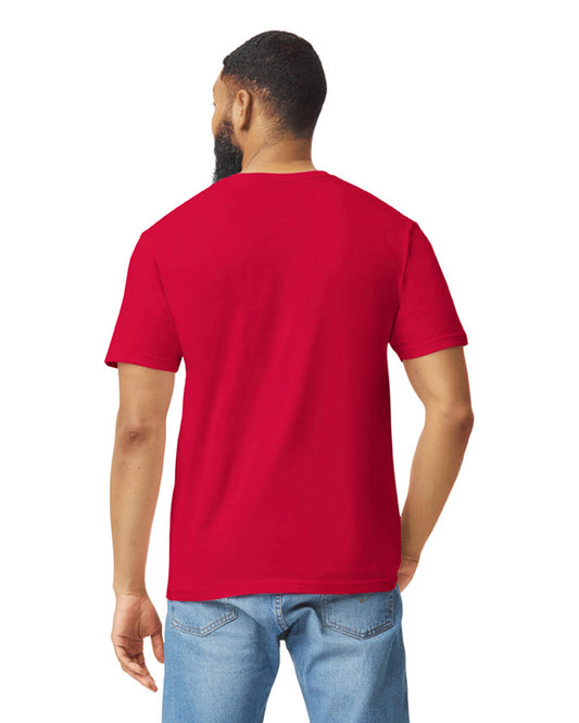 Small Cherry Red Gildan 64000 