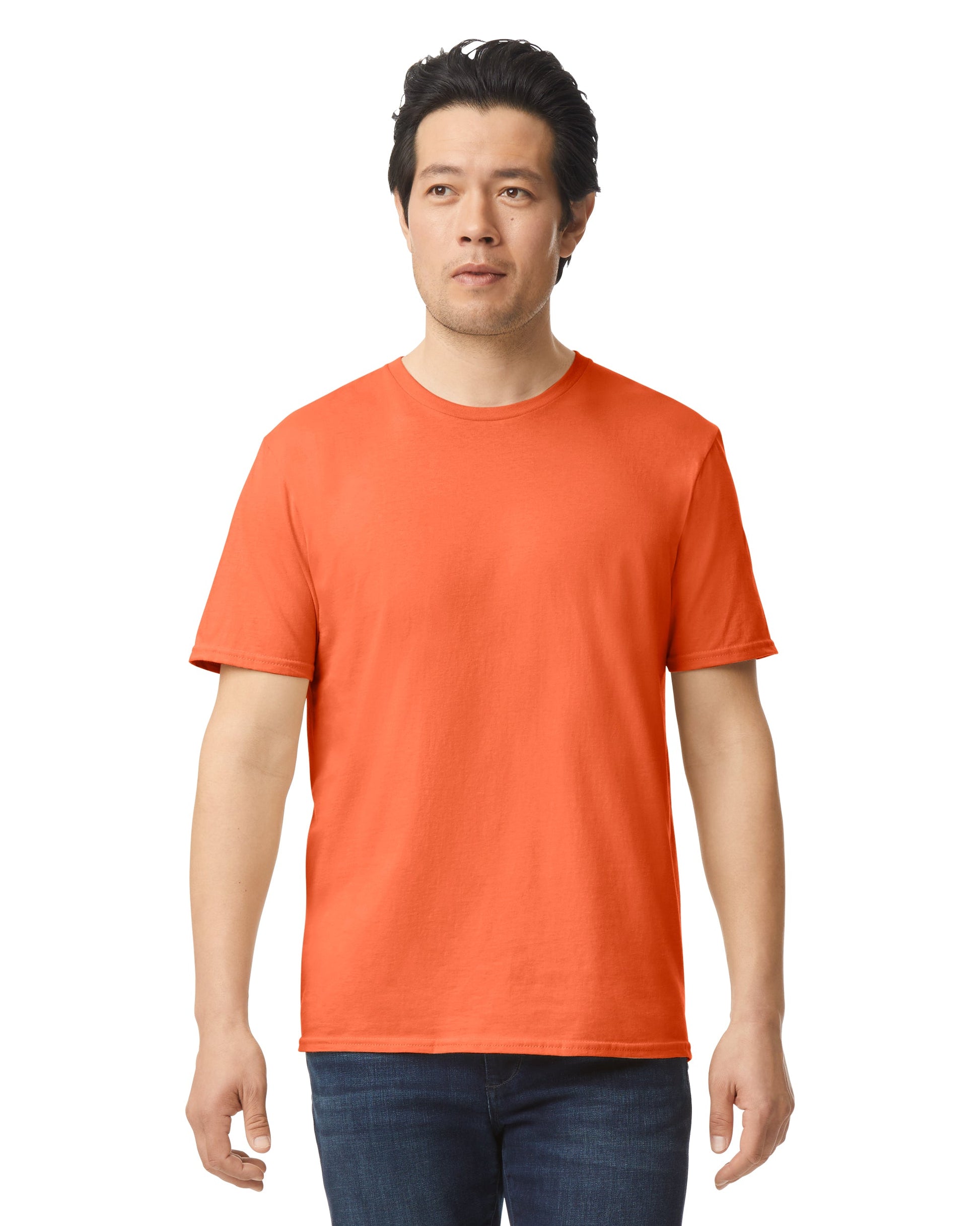 X-Large Orange Gildan 64000 