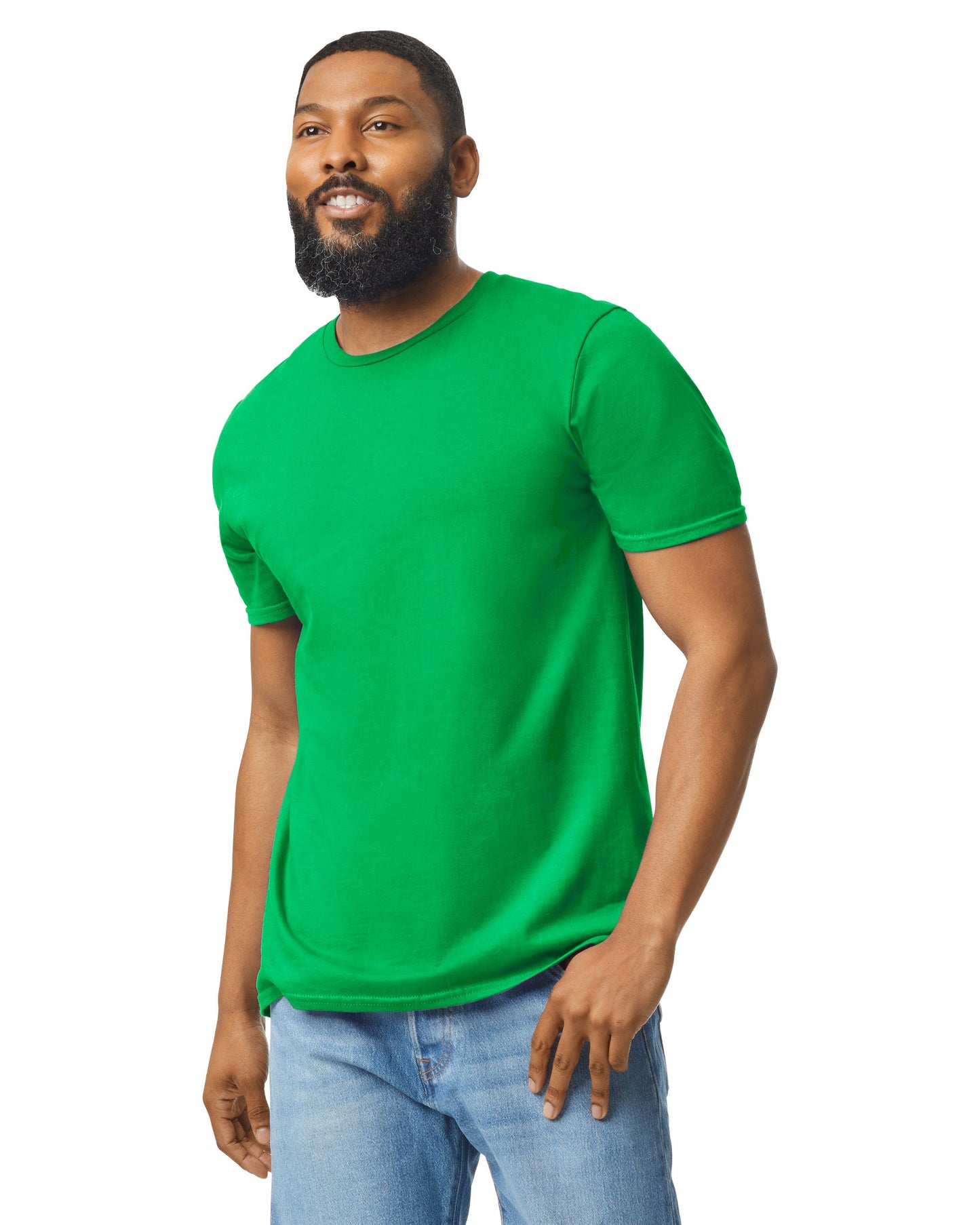 Large Irish Green Gildan 64000 