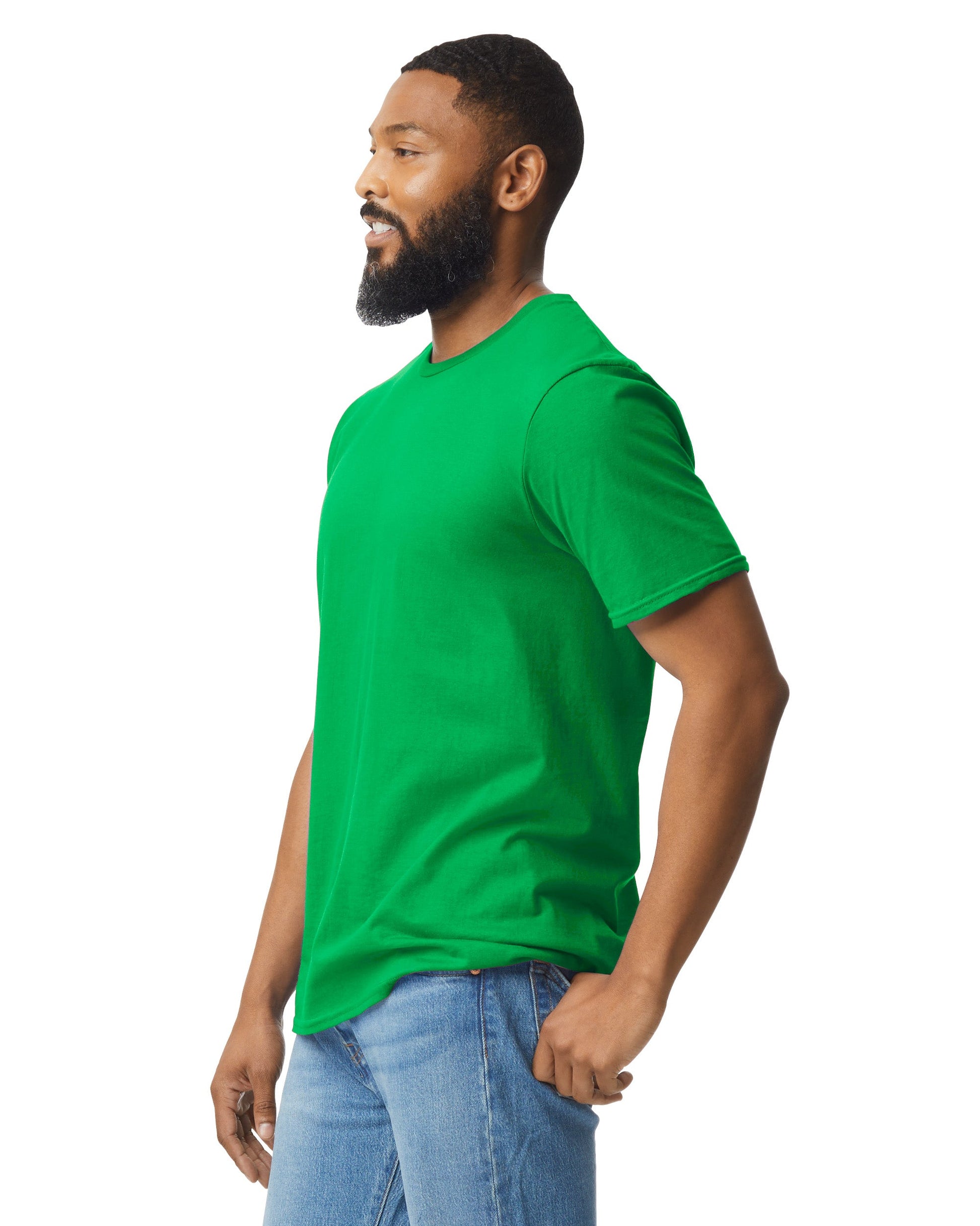 Large Irish Green Gildan 64000 