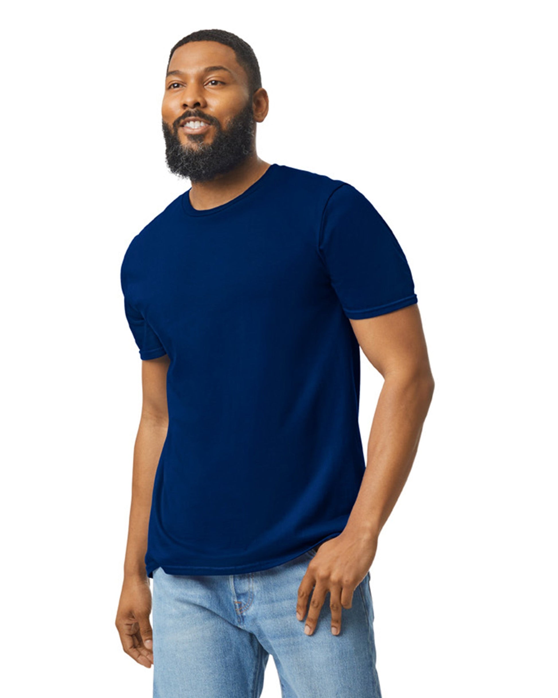 X-Large Navy Gildan 64000 