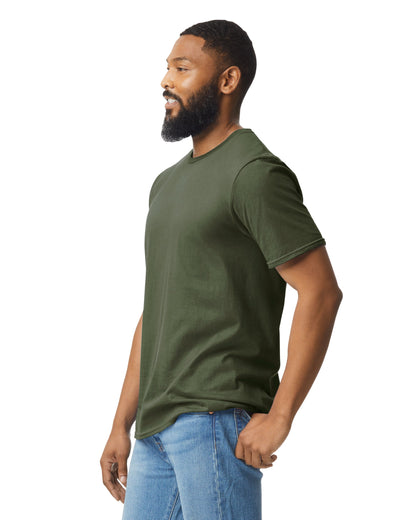 Medium Military Green Gildan 64000 