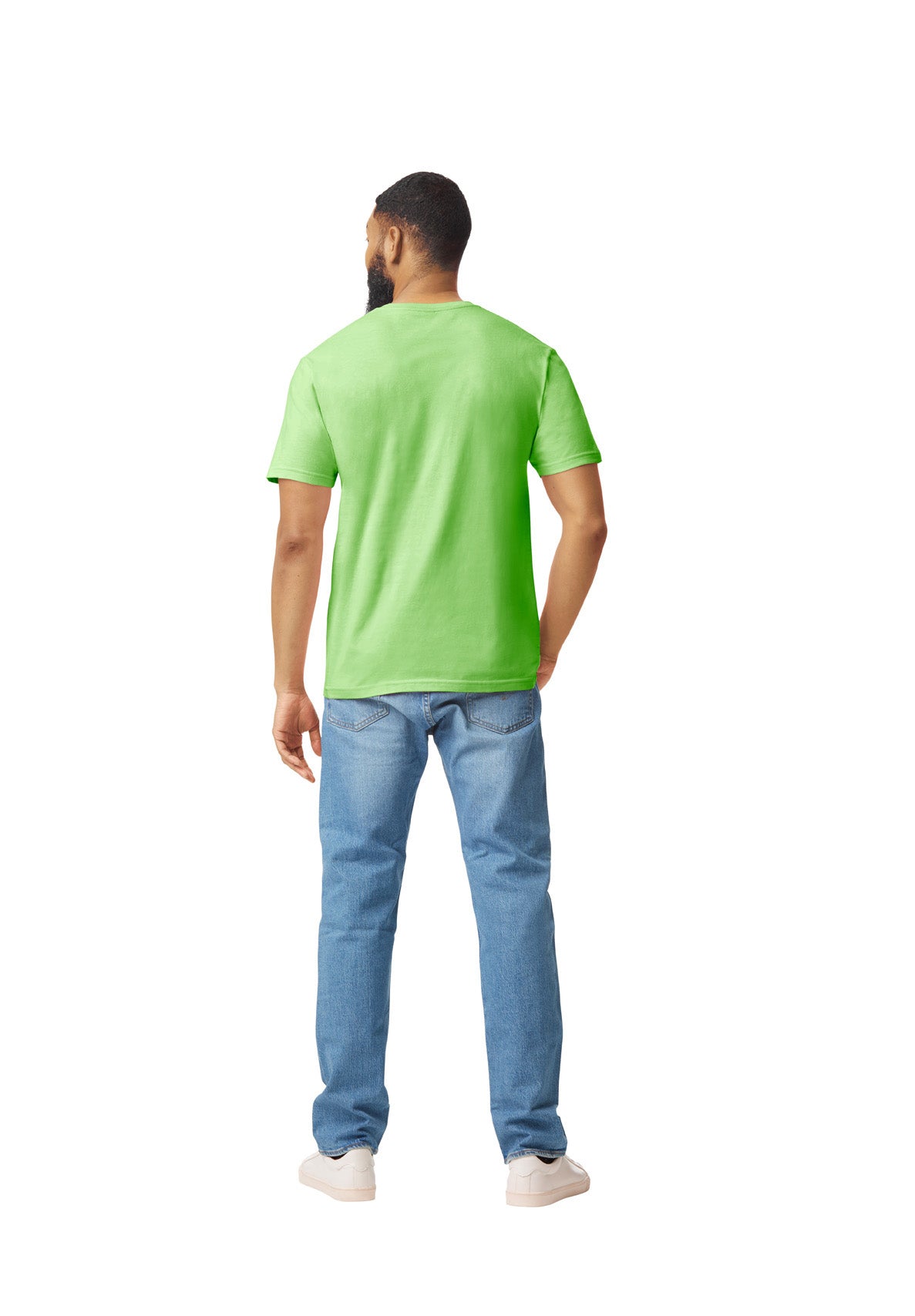 X-Large Lime Gildan 64000 