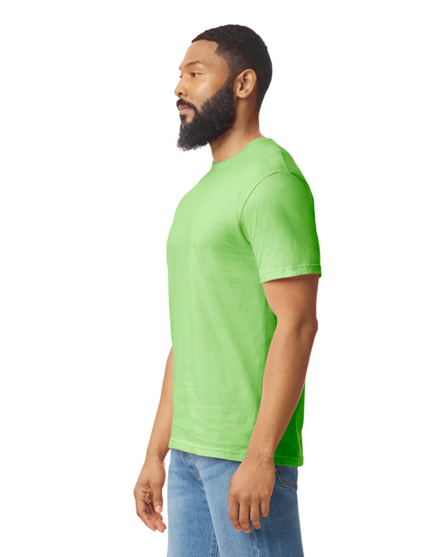 X-Large Lime Gildan 64000 