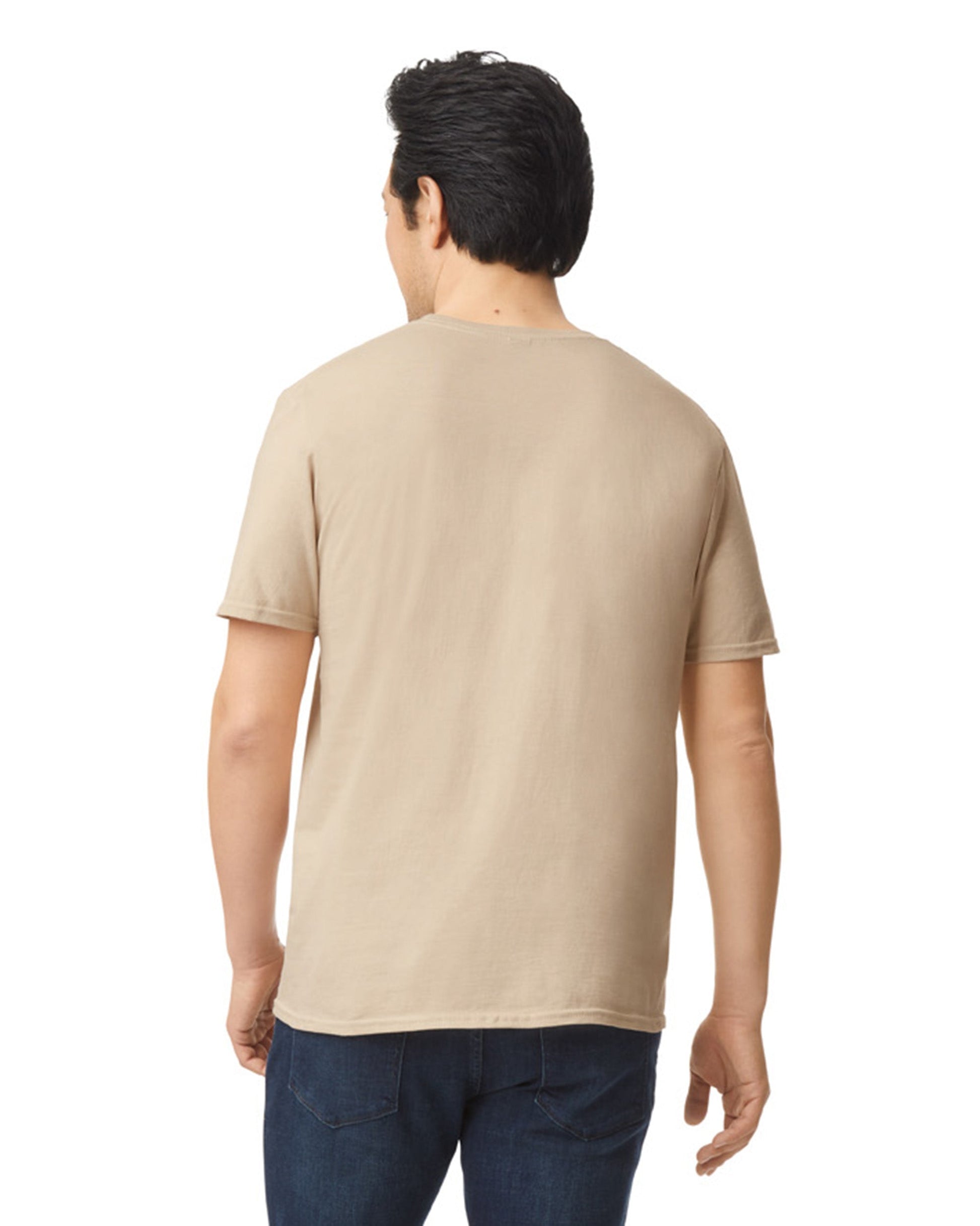 Large Sand Gildan 64000 