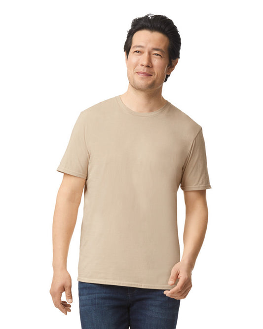 Large Sand Gildan 64000 