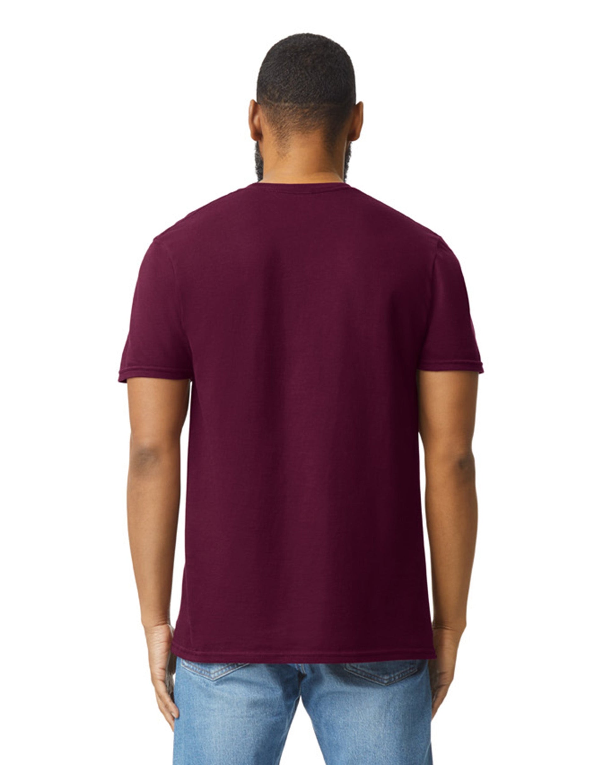 Large Maroon Gildan 64000 