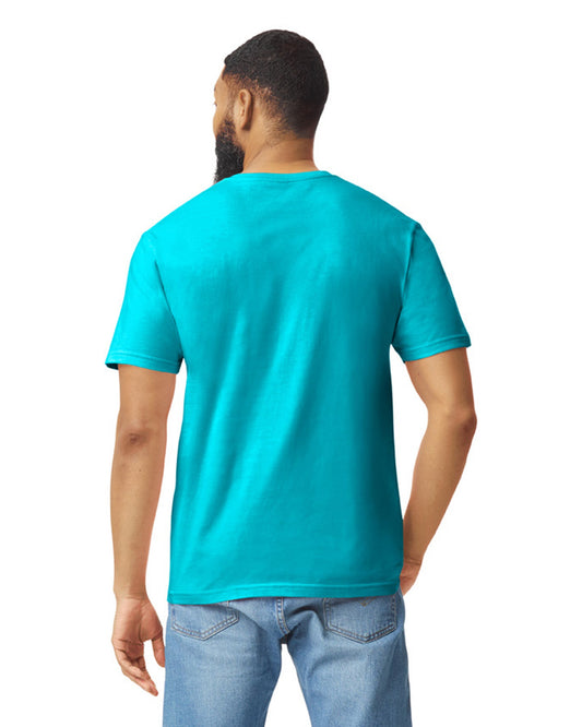 X-Large Tropical Blue Gildan 64000 