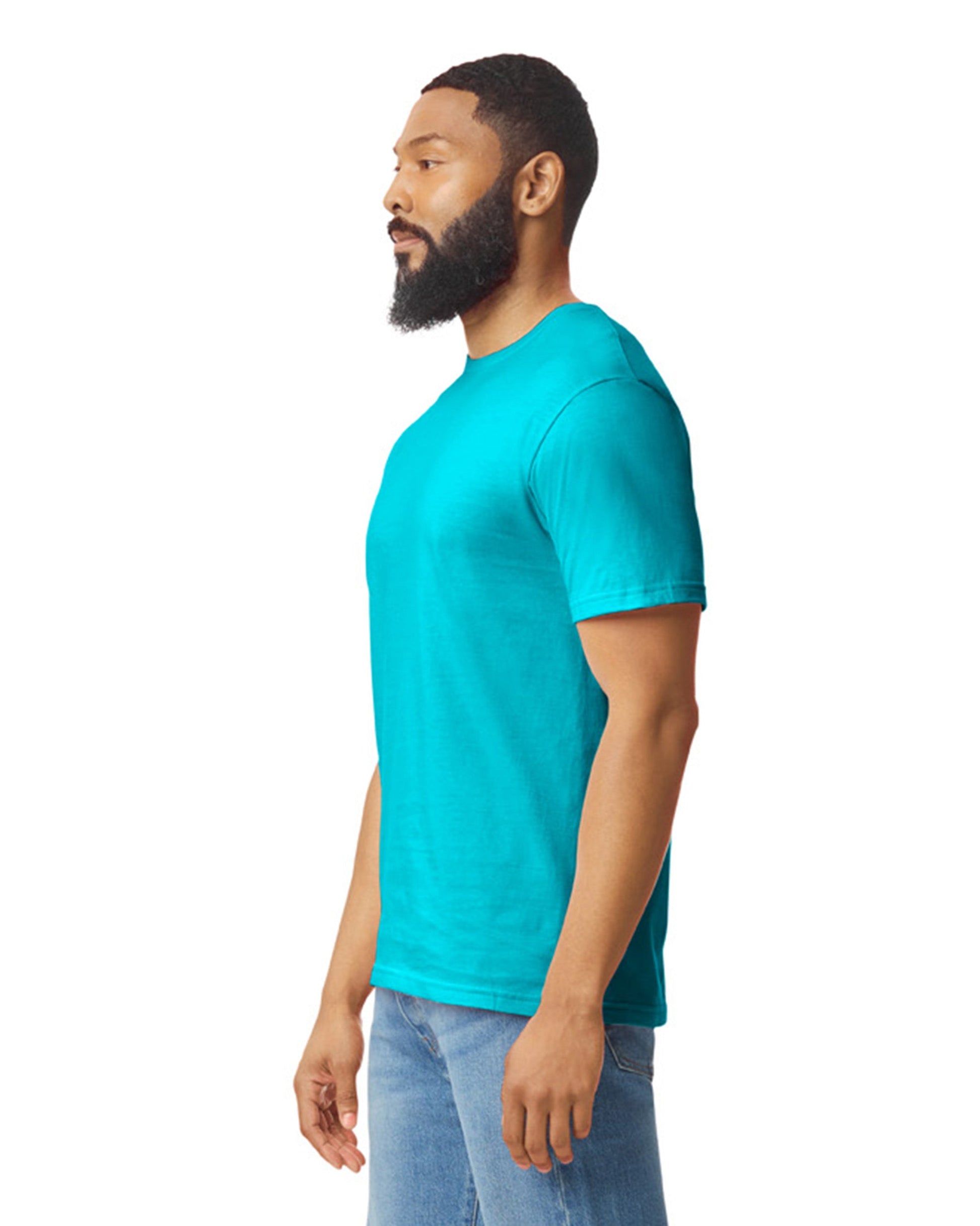 X-Large Tropical Blue Gildan 64000 